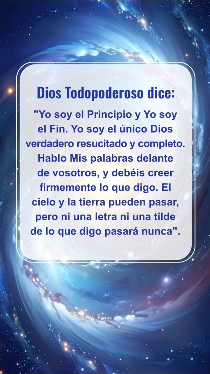 Palabras directamente de Dios