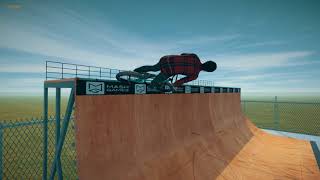 BMX Streets - Huge gap double whip 360