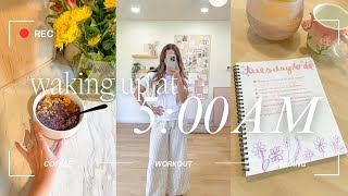 WAKING UP AT 5 AM! spend a *productive* spring morning with me 🌷 by julia k crist 8,815 views 2 weeks ago 14 minutes, 57 seconds