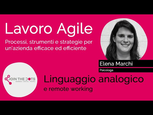Linguaggio analogico e remote working