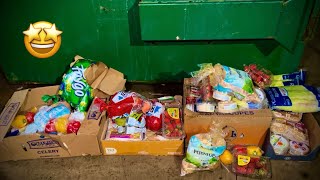 Dumpster Diving Aldi #84 Free Groceries!