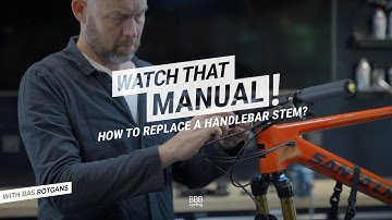 How to replace a handlebar stem? | Watch That Manual