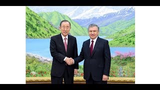 Oʻzbekiston Prezidenti BMT sobiq Bosh kotibini qabul qildi