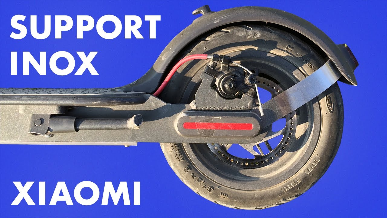 Support Garde-Boue Métal Universel Xiaomi M365, 1S, Pro, Pro 2 - Renfort Aile Trottinette Électrique Noir