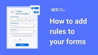 How to Add Rules to Your Online Forms | 123FormBuilder
