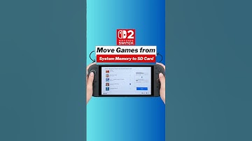 How to Move Games Between System Memory and SD Card - Nintendo Switch 2 Tips