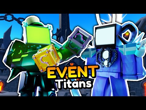 I Used ALL EVENT TITANS!! (Toilet Tower Defense)