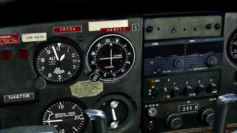 FSX Cessna 152 Training---The Cockpit (Part 1)