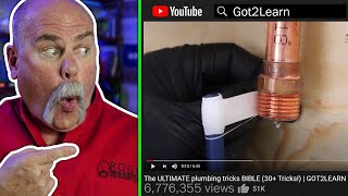 These Plumbing Tricks Are INSANE  Reacting to Got2Learn