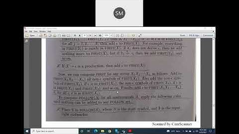 Module3_Class8_Top Down Parsing(FIRST & FOLLOW; LL1 Grammars); Bottom Up Parsing_2021 06 18_10 31 09