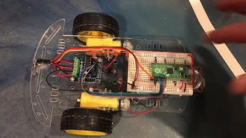 Raspberry Pi Pico Collision Avoidance Robot Programed with Micropython for Coding Clubs