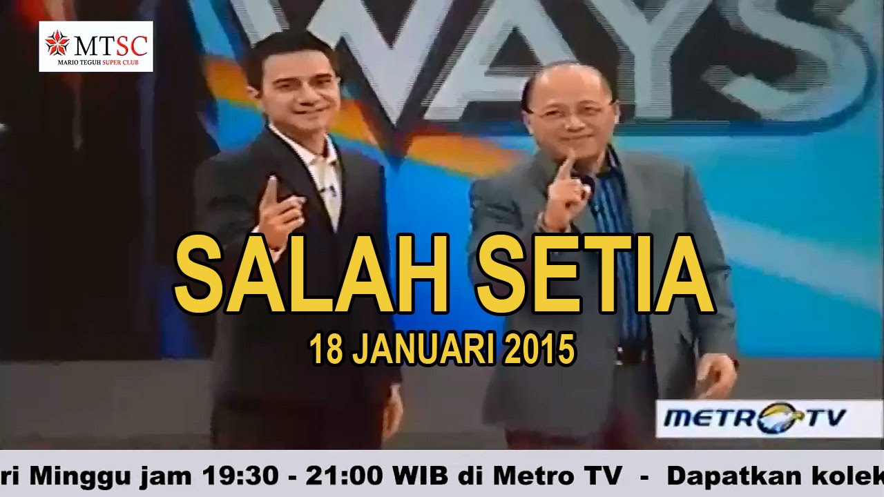 Mario Teguh - Salah Setia