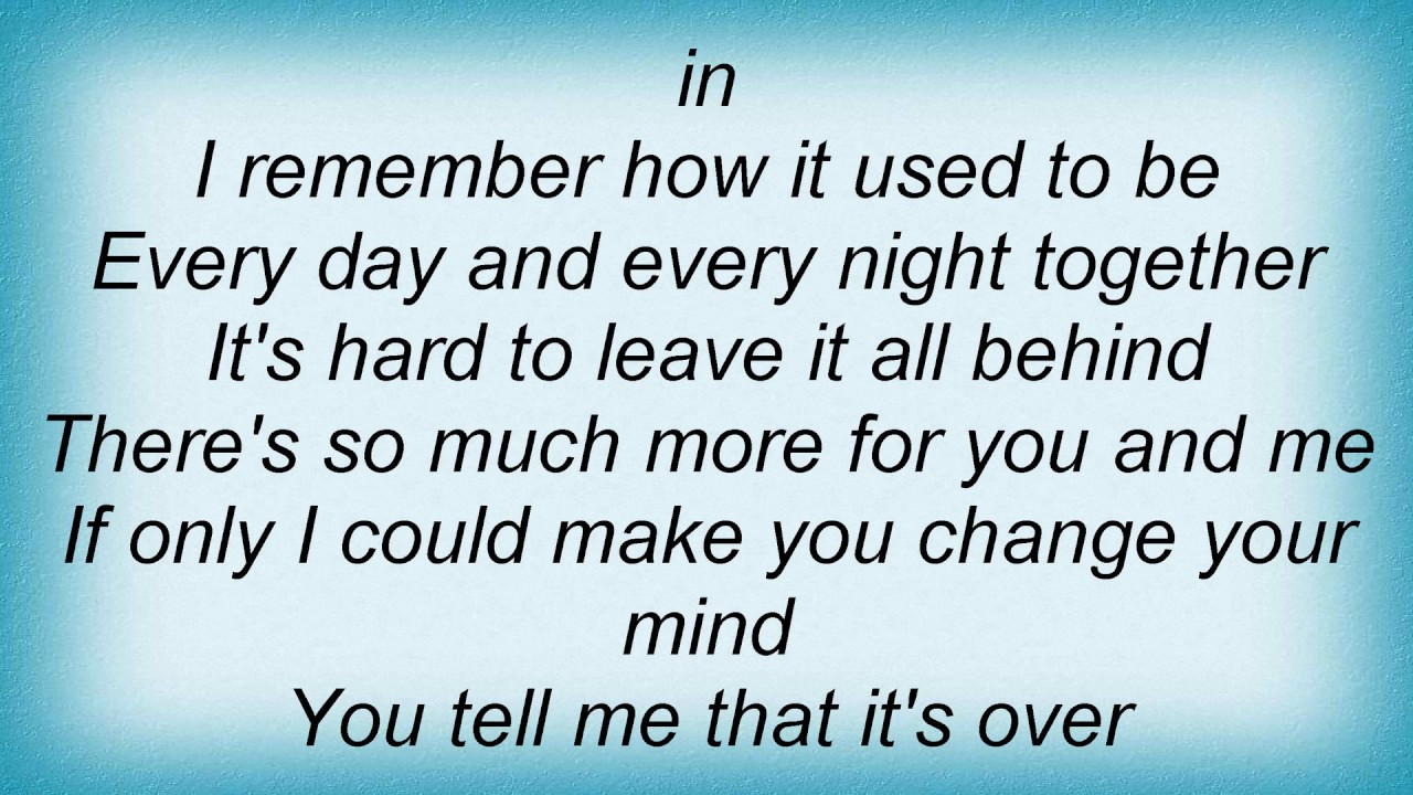 E-type - I'll Always Be Around Lyrics - YouTube