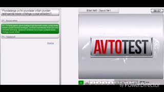 AVTOTEST IMTIHON TEST JAVOBLARI 6 - BILET AVTOTEST IMTIHON TEST JAVOBLARI 6 - BILET