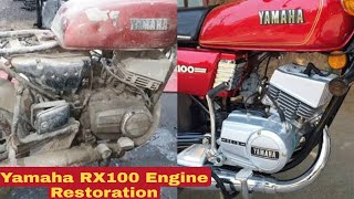 Yamaha RX100 Engine Restoration and rebuild | #yamaharx100 #rx100yamaha #yamaharx100restoration