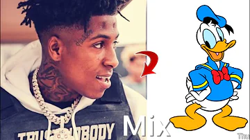 What Happens When You Mix NBA Youngboy and  DonaldDuck In Drawing