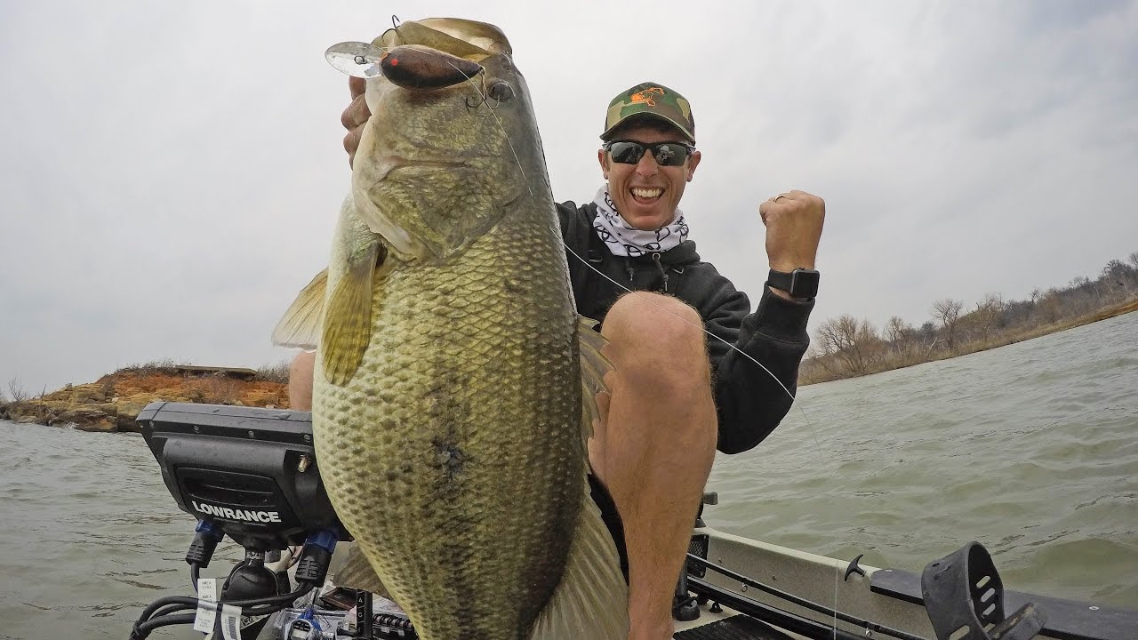 Watch HUGE Bass Hits Old Ugly Lure