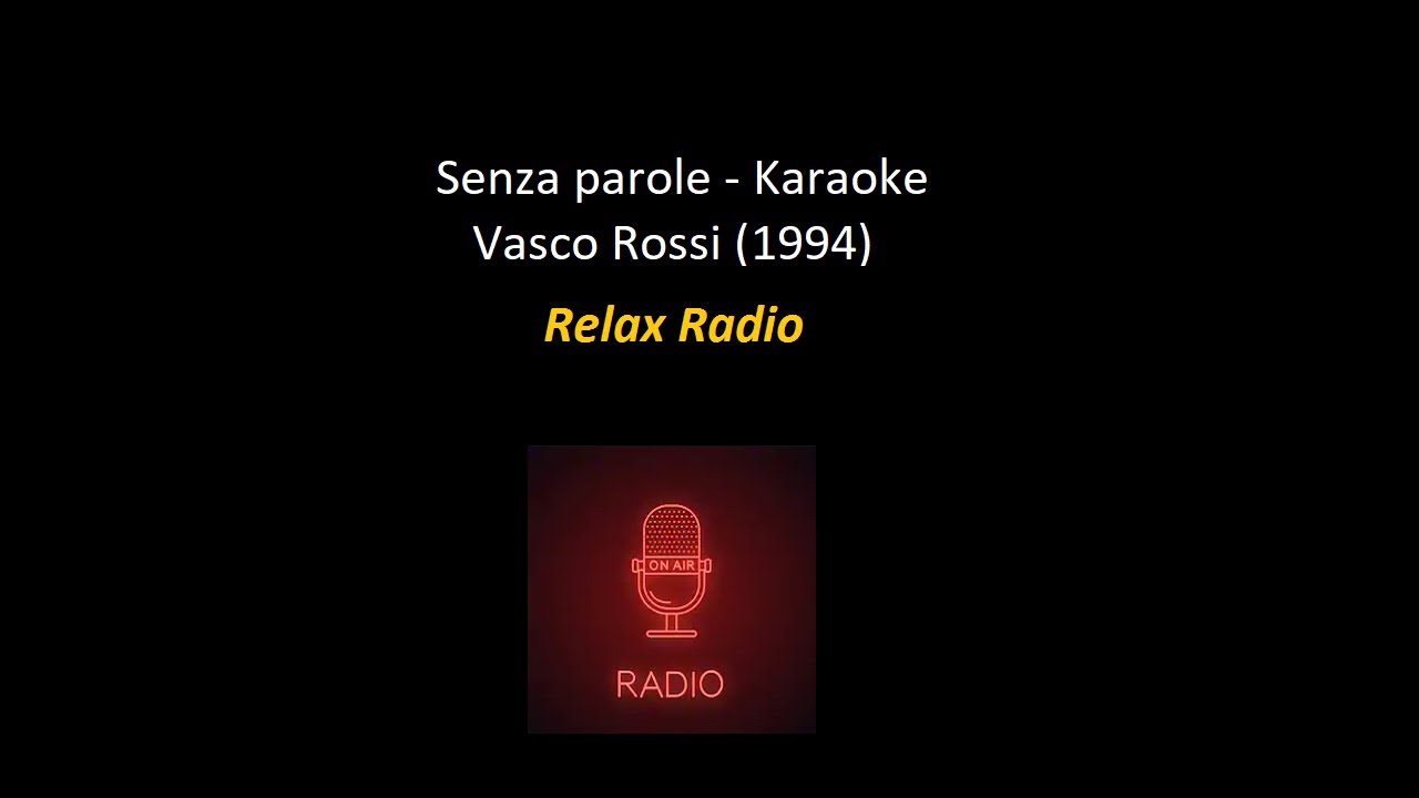 vasco rossi senza parole accordi