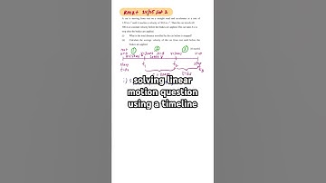 linear motion timeline