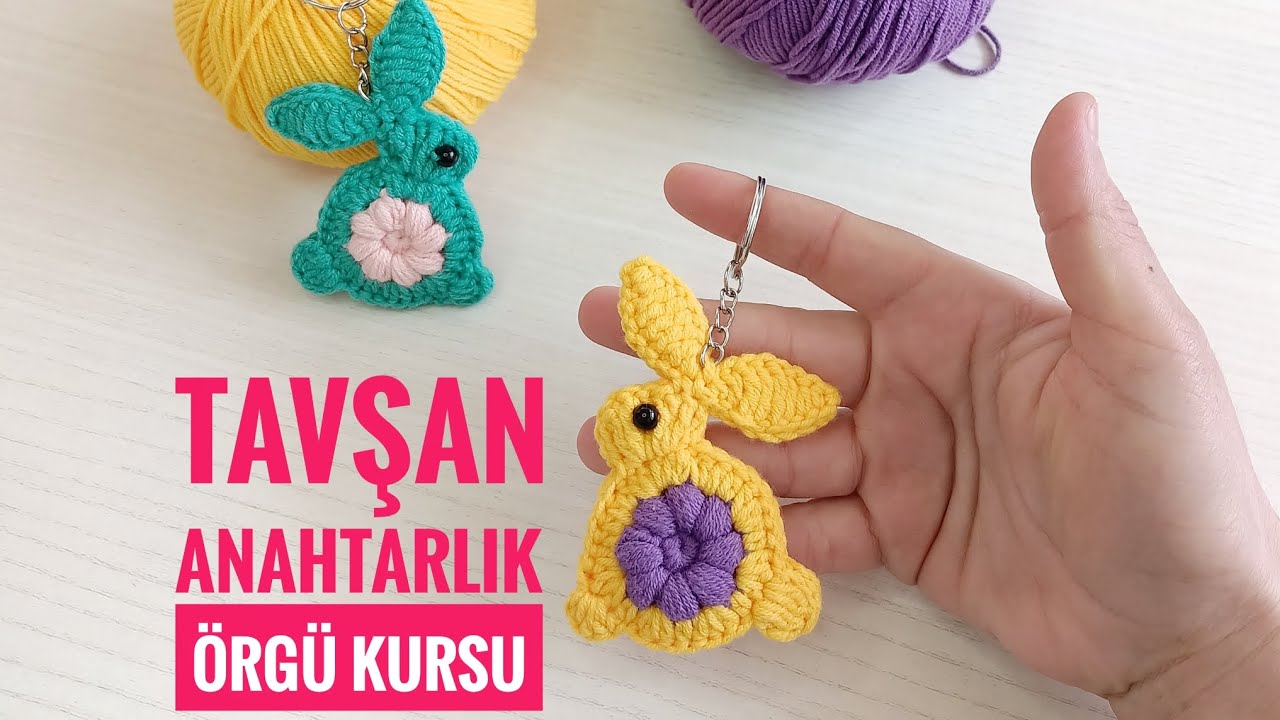Bu Tavşanlar Gönüller fetheder 💯 Hediyelik 💐🐇🌟💯#knitting #crochet #anahtarlıkyapımı #anahtarlık