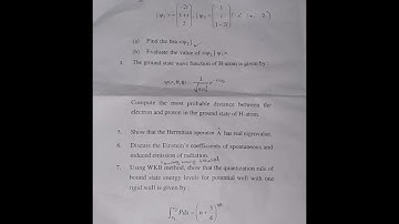 M.Sc 2 sem Quantum Physics question paper 2023-24  sri dev suman university| Physics question paper