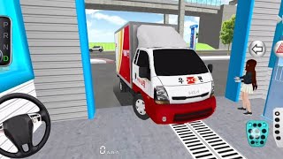 KIA BONGO CARGO TRUCK CAR WASH | REALİSTİC CİTY DRİVİNG | 3D DRİVİNG CLASS