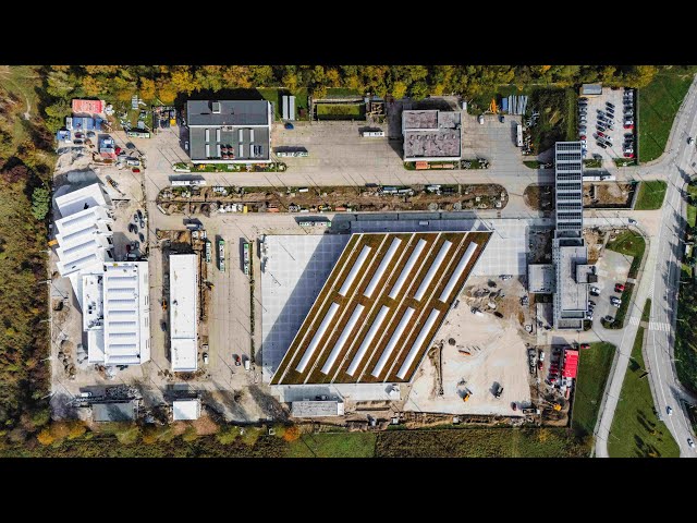 TROLEJBUSOVÉ DEPO – construction drone filming | Flydrone