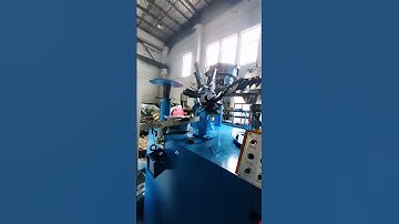 Factory tour of Rainbow automatic thread rolling machine.