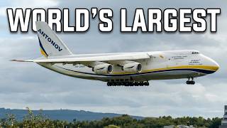 Antonov AN-124 Giant Cargo Plane Landing at Shannon Airport
