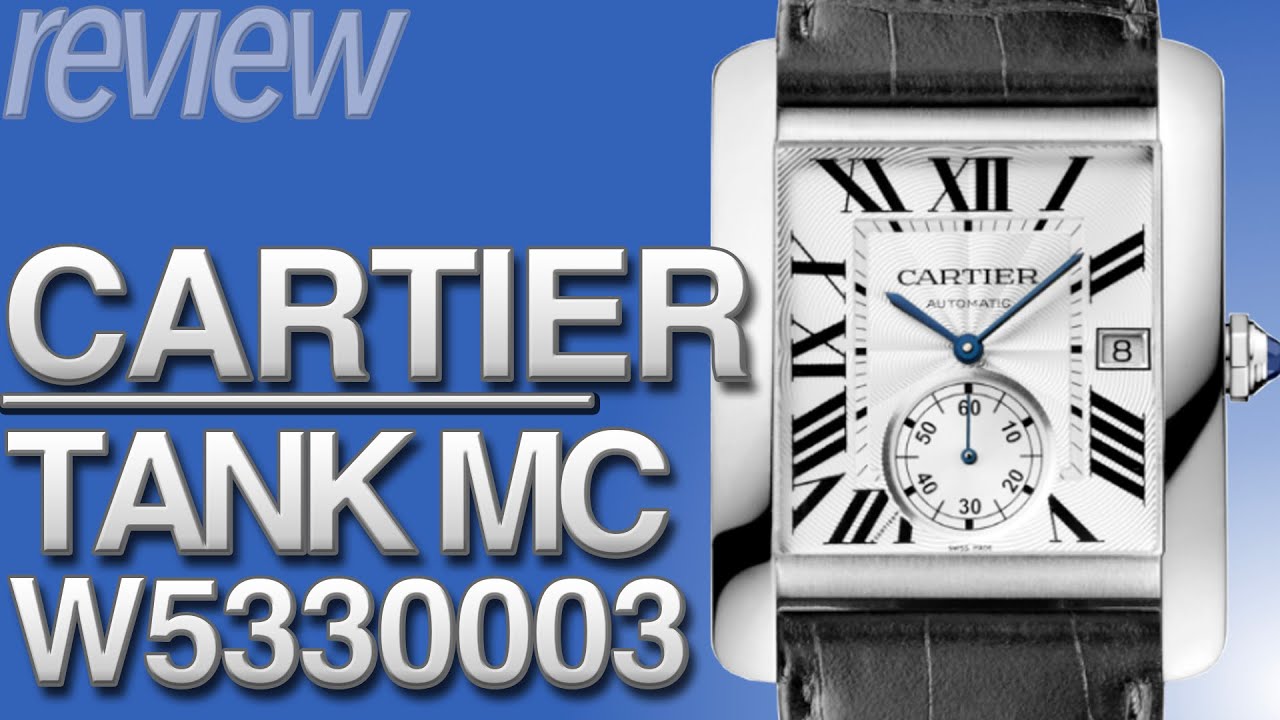 カルティエ タンクmc W 実機レビュー Youtube