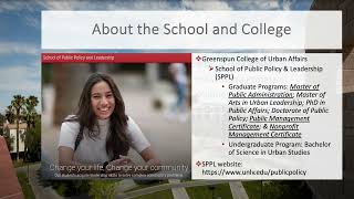 UNLV Master of Public Administration Orientation