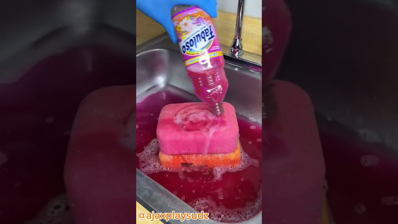 SPONGE SQUEEZING ASMR COMPILATION|21| - #spongeasmr #spongesqueezing #deepcleaning #relaxing #asmr