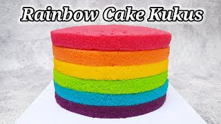Rainbow Cake Kukus | Super Lembut dan Enak Banget, Wajib Coba!