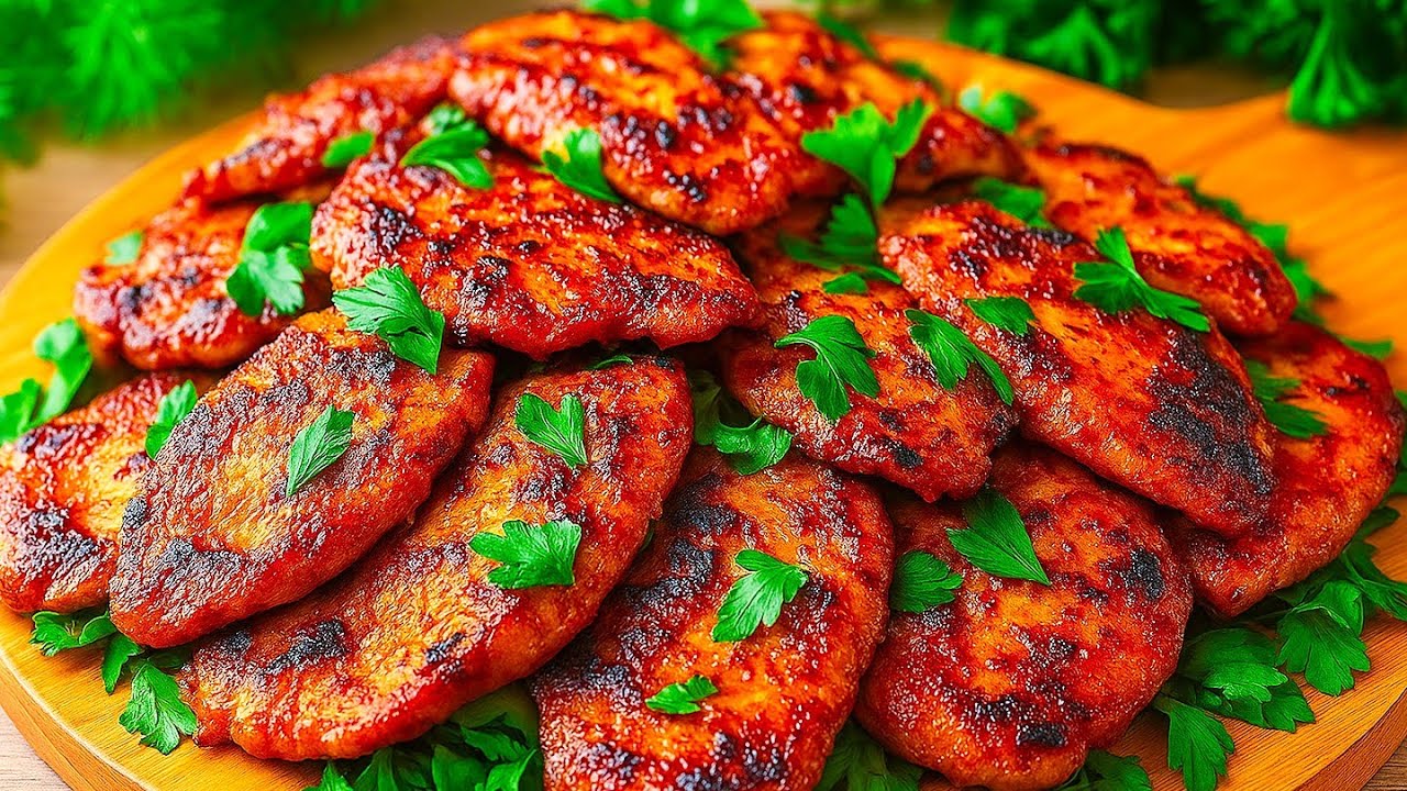 انسي البانيه المقلي والبيض والبقسماط 🔴 بدون فرن بصدر فرخة هتنبهري بالنتيجه❗وصفة سريعة بصدور الفراخ