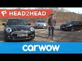 MINI vs Audi A1 vs DS 3 (Citroen) Hatchback 2016 review | Head2Head