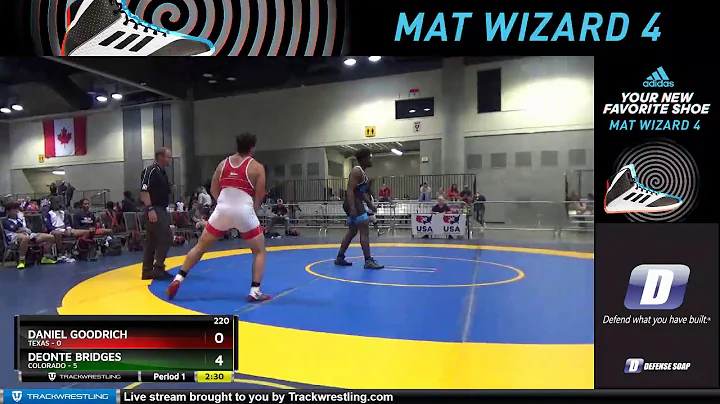 Mat 9 220 Daniel Goodrich Texas Vs Deonte Bridges ...
