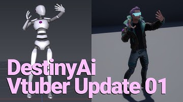 DestinyAi - Vtuber Development Update 01 - MotionCapture & Unreal Engine