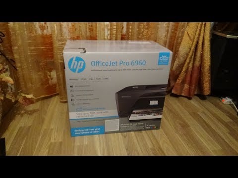 HP Officejet Pro 6960 All-in-One Wireless Printer - Unboxing [HD]