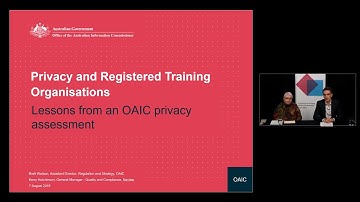 Privacy and Registered Training Organisations — Lessons from an OAIC privacy assessment
