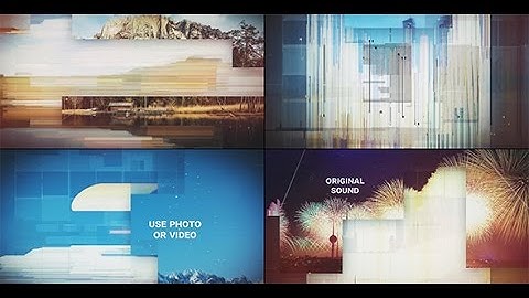 Cinematic Glitch Slideshow ( After Effects Project Files)
