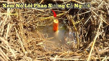Hồi Họp Khi Câu Lươn Bằng Cách Này_Xem Nó Lôi Phao Mà Sướng Cả Người|Fishing for big eel in the cave