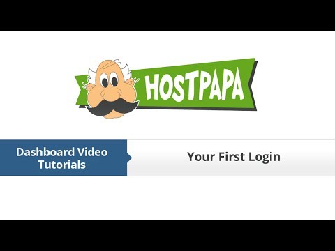 HostPapa Dashboard: How to Login for the First Time