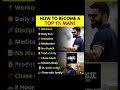 How to become a top 1/ man!#viratkohli #viral #shorts #trending #cricket