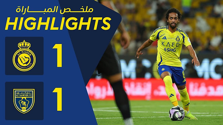 ملخص مباراة النصر 1 - 1 التعاون | دوري روشن السعودي 24/25 الجولة 32 AlNassr Vs AlTaawoun Highlights
