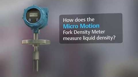 Liquid Density Meter from Emerson Micro Motion