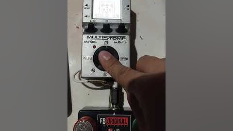 My Zoom ms50g/cdr70 Dual switch modified.