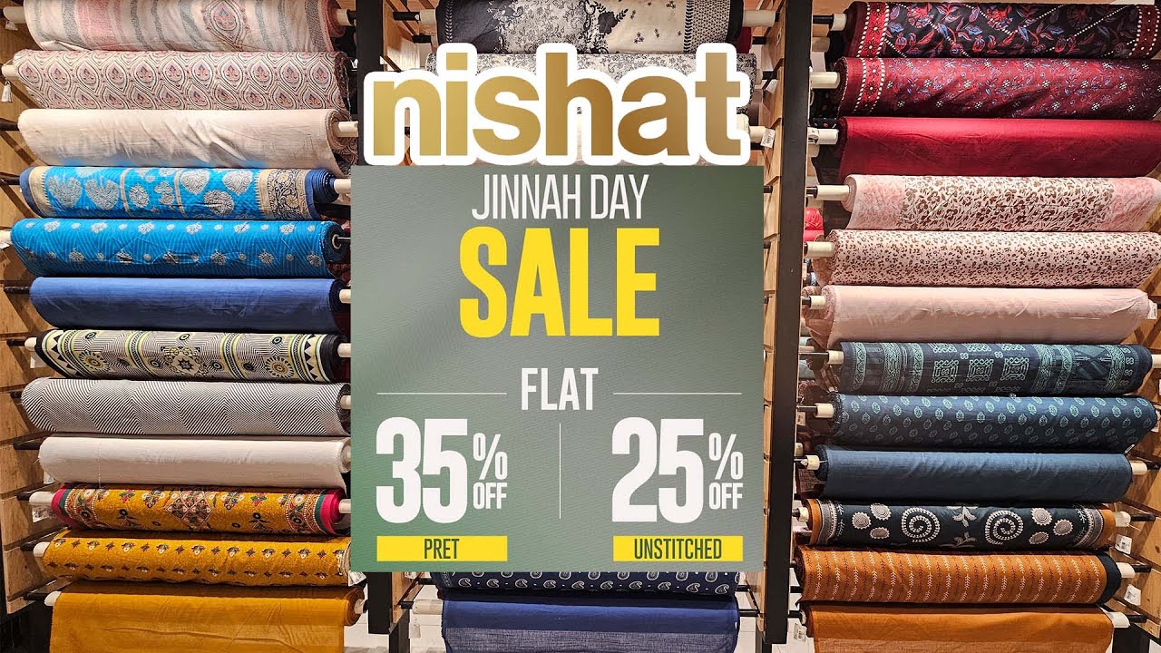 Nishat Winter Sale | Jinnah Day Sale Flat 35% 25% off | Faisal Rasool ...
