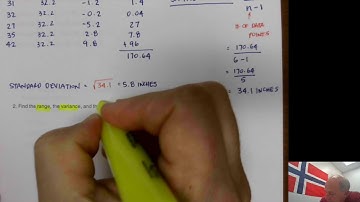 Spread of Data Examples