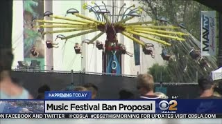 LA County Board Of Supervisors To Possibly Vote On Motion To Ban Major Music Festivals