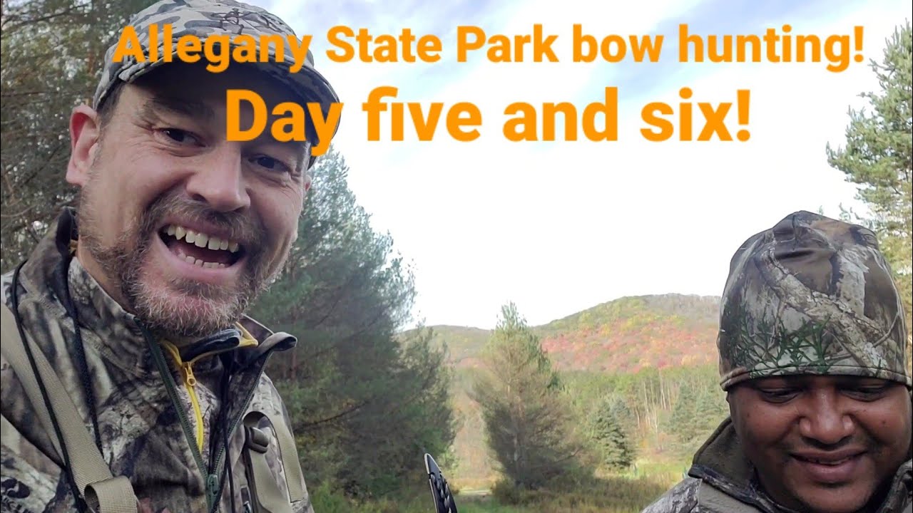 Allegany State Park bow hunting final days! YouTube